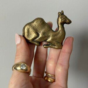 Brass camel trinket